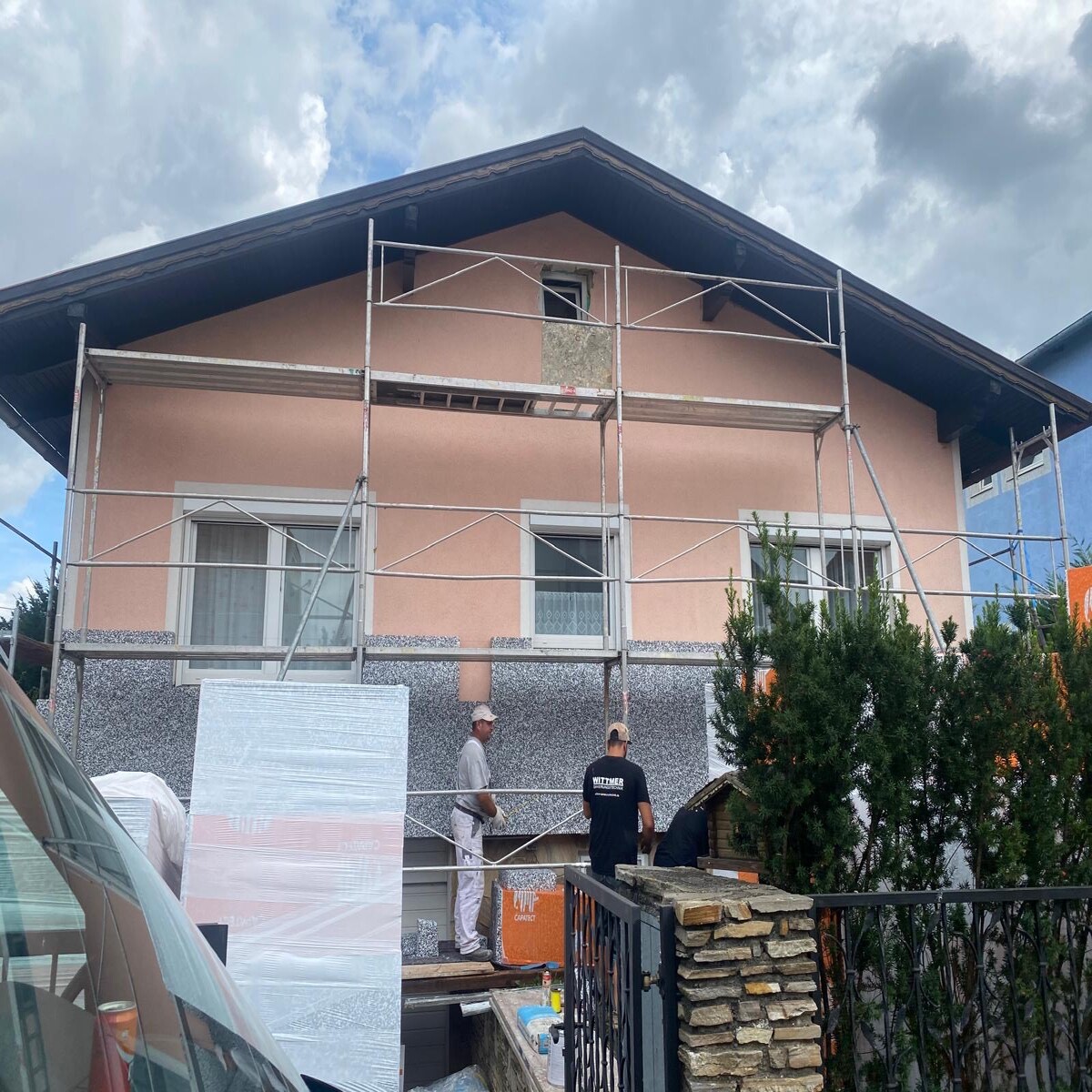 Steinteppich Terrasse Österreich rutschfest